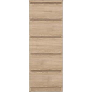 Komoda v dekoru dubu v přírodní barvě 40x111x50 cm Naia – Tvilum