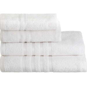 Bílý froté bavlněný ručník 30x50 cm Simple – Casa Selección
