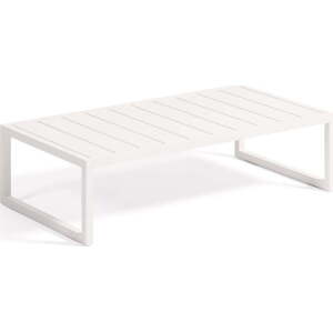 Hliníkový zahradní odkládací stolek 60x114 cm Comova – Kave Home