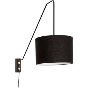 Černé nástěnné svítidlo ø 25 cm Jex – Kave Home