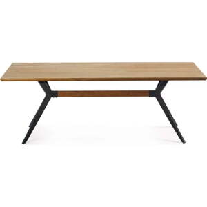 Jídelní stůl s deskou v dubovém dekoru 90x160 cm Amethyst – Kave Home