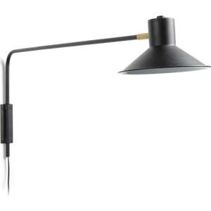Černé nástěnné svítidlo ø 20 cm Aria – Kave Home