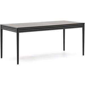 Rozkládací jídelní stůl s přídavnou deskou v dekoru dubu 90x160 cm Lenon – Kave Home