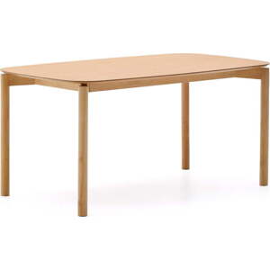 Jídelní stůl v dekoru jasanu 90x160 cm Indara – Kave Home