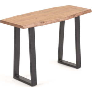 Konzolový stolek s deskou z akácie v přírodní barvě 40x115 cm Alaia – Kave Home