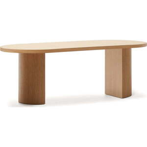Jídelní stůl v dekoru dubu 100x200 cm Nealy – Kave Home