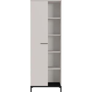 Krémová knihovna 64x190x34 cm Rovigo – Germania