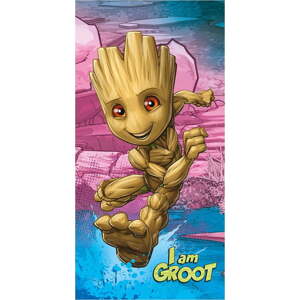 Bavlněná dětská osuška 70x140 cm Groot "I am groot" – Jerry Fabrics