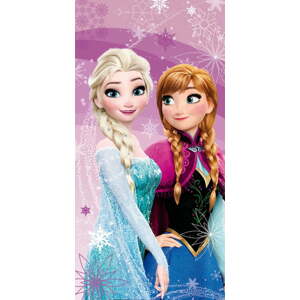 Bavlněná dětská osuška 70x140 cm Frozen "Pink-purple" – Jerry Fabrics