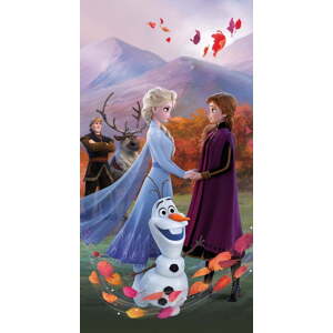 Bavlněná dětská osuška 70x140 cm Frozen "Wind" – Jerry Fabrics