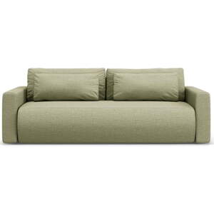 Zelená rozkládací pohovka s úložným prostorem 238 cm Belfast – Cosmopolitan Design