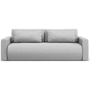 Světle šedá rozkládací pohovka s úložným prostorem 238 cm Belfast – Cosmopolitan Design