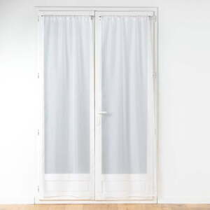 Bílé záclony v sadě 2 ks z mikrosaténu 70x200 cm Voiline – douceur d'intérieur