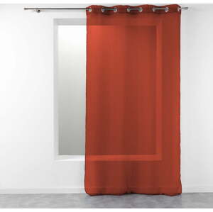 V terakotové barvě záclona 140x240 cm Telma – douceur d'intérieur