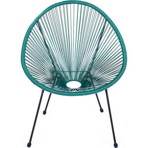 Zelené kovové/plastové zahradní křeslo Avocado Comfort – Bonami Selection