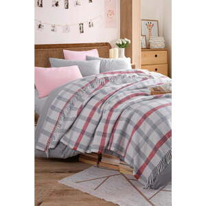 Šedý přehoz 180x220 cm Warm Soft – Mijolnir