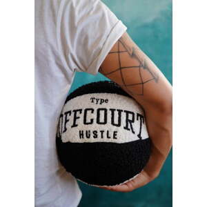 Dekorační polštář z materiálu bouclé ø 25 cm Basketball – Mioli Decor