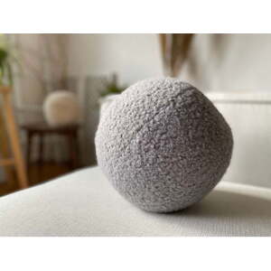 Dekorační polštář z materiálu bouclé ø 20 cm Top – Mioli Decor