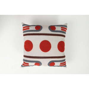 Lněný povlak na polštář 43x43 cm Geometrik – Mioli Decor