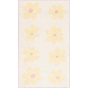 Žlutý/slonovinový dětský koberec 80x150 cm Dazzy Vanilla – FD