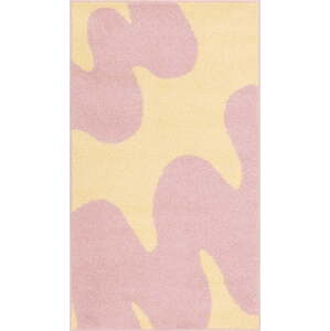 Žlutý/růžový dětský koberec 120x170 cm Hugsy Vanilla – FD