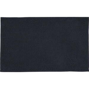Tmavě modrá textilní koupelnová předložka 50x80 cm Chenille – Allstar