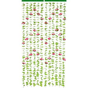 Červený/zelený závěs do dveří 90x190 cm Roses – Maximex