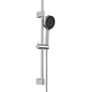 Sprchový set z nerezové oceli ve stříbrné barvě s ruční sprchou/s posuvným držákem 70 cm Softwater – Wenko