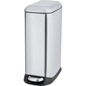 Nášlapný odpadkový koš z nerezové oceli ve stříbrné barvě 20 l Design – Wenko