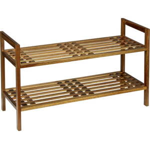 Stojan na boty z masivu akácie v přírodní barvě 69x40,5x27 cm Fondi – Wenko