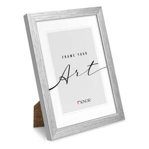 Stojací/na zeď rámeček ve stříbrné barvě 20x26 cm – knor