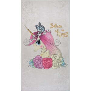 Slonovinový pratelný dětský koberec 80x120 cm Cute Unicorn – Vitaus