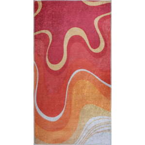 Červený/oranžový pratelný koberec 60x100 cm Colors of Joy – Vitaus