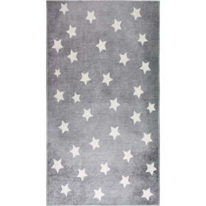 Šedý pratelný dětský koberec 80x120 cm Shining Stars – Vitaus