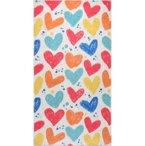Pratelný dětský koberec 100x160 cm Hearts of Love – Vitaus