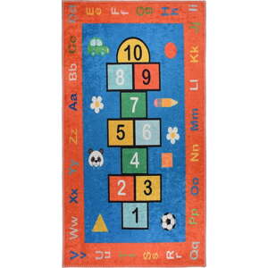 Oranžový pratelný dětský hrací koberec 120x180 cm Hopscotch Orange – Vitaus