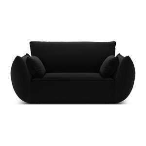Černé sametové křeslo Vanda – Mazzini Sofas