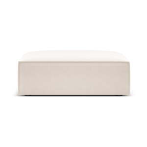 Béžová sametová podnožka Vanda – Mazzini Sofas