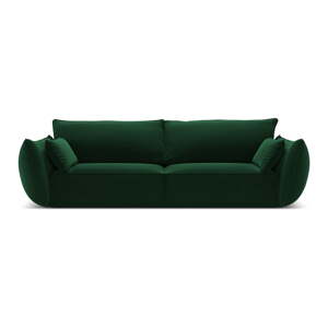 Tmavě zelená sametová pohovka 208 cm Vanda – Mazzini Sofas