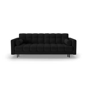 Černá rozkládací/s úložným prostorem pohovka 222 cm Bali – Cosmopolitan Design