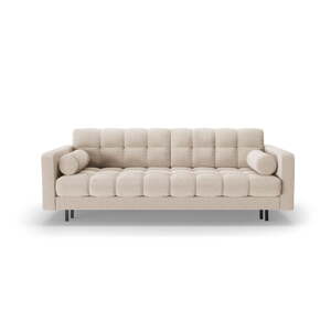 Béžová rozkládací/s úložným prostorem pohovka z textilie bouclé 222 cm Bali – Cosmopolitan Design