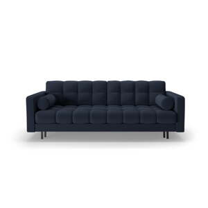 Tmavě modrá rozkládací/s úložným prostorem pohovka 222 cm Bali – Cosmopolitan Design