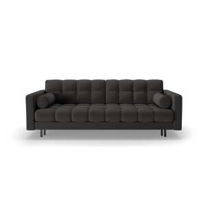 Tmavě šedá rozkládací/s úložným prostorem pohovka 222 cm Bali – Cosmopolitan Design