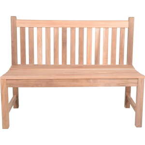 Dřevěná zahradní lavice v přírodní barvě Solo – Garden Pleasure
