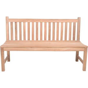 Dřevěná zahradní lavice v přírodní barvě Solo – Garden Pleasure