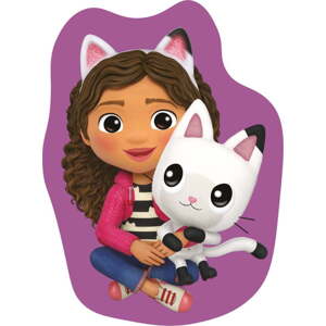 Fleecový dětský polštářek 35x35 cm Gabby´s Dollhouse "Pandy" – Jerry Fabrics
