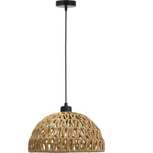 Závěsné svítidlo se stínidlem z papírového výpletu ø 28 cm Bali – Candellux Lighting