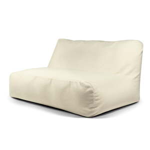 Krémový sedací vak z textilie bouclé Sofa Tube 160 – SLOWDOWN