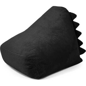 Černý manšestrový dětský sedací vak Snug 80 Dragon – SLOWDOWN