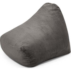 Tmavě šedý manšestrový dětský sedací vak Snug 80 – SLOWDOWN